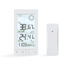 Weather Forecast Station Digital LCD Display Hygrometer DCF Alarm2509