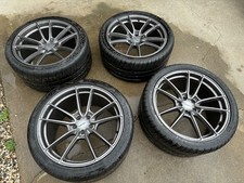 Velgen VRF5 20" wheels In Gunmetal With PILOT SPORT CUP 2 TIRES