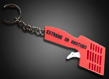 Red Slot Car Controller Key Chain