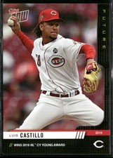 2019 Topps Now Future Award Winners Luis Castillo (Base Chrome Set) Reds