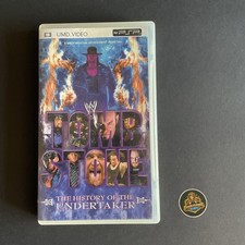 Tombstone History Of The Undertaker (PSP UMD Video PlayStation WWE) Case & Disk