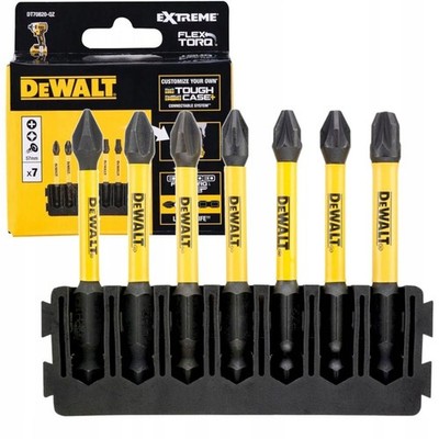7-Piece Impact Driver Bit Set 1/4'' PH/PZ, Toughcase+