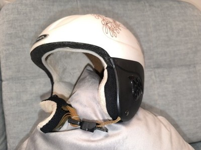 Ski-und Snowboardhelm von Alpina-Mädchen, weiß/rosa Gr.51-55 cm