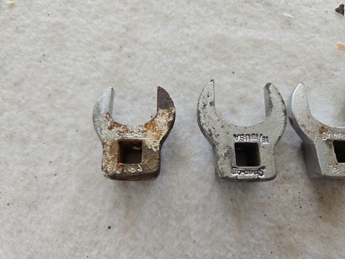 Snap On Sae Crows Feet 9pc 7/16" To 1-1/2" Used - Picture 4 of 6