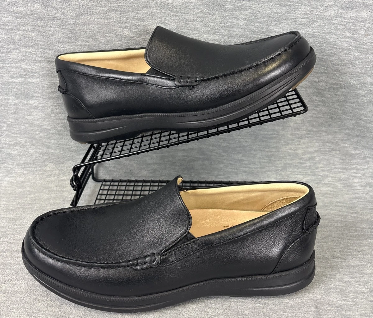 Samuel Hubbard Free Spirit for Him Loafers Mens 11.5Black Leather Penny Drivers Samuel Hubbard Casual Shoes for Men M for sale | eBay main image 3