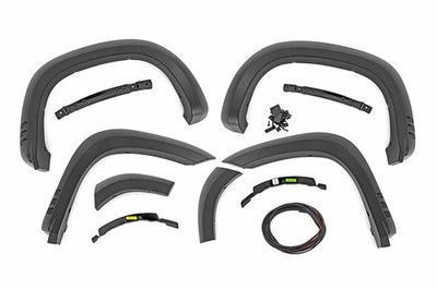 Rough Country Fender Flares SF1 GNO Slate Gray Chevy Silverado 1500 19-25