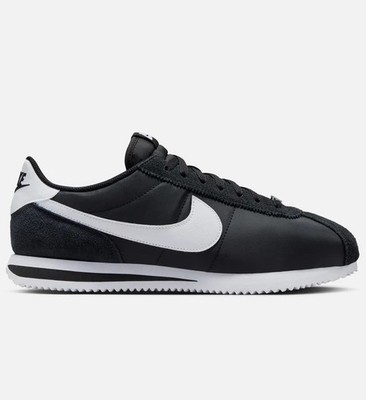 Size 12 - Nike Cortez TXT  Black White  Mens