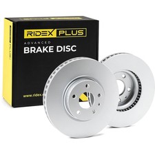 2x RIDEX PLUS Bremsscheiben Vorne für FORD Mondeo V Kombi (CF) 300mm