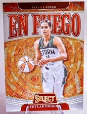 2025 Panini Select WNBA Skylar Diggins EN FUEGO Insert #10 Seattle Storm