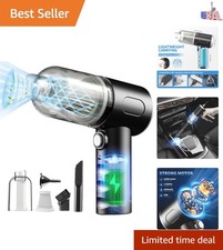 Electric 3-in-1 Air Duster Keyboard Vacuum Cleaner - Cordless, 12000PA Suction