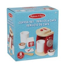 New Melissa  Doug Coffee Set - Service  Caf  - 8 Pieces - Age 3 