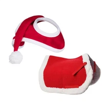 Christmas Horse Saddle Pad Hat Riding Race Xmas Fancy Dress