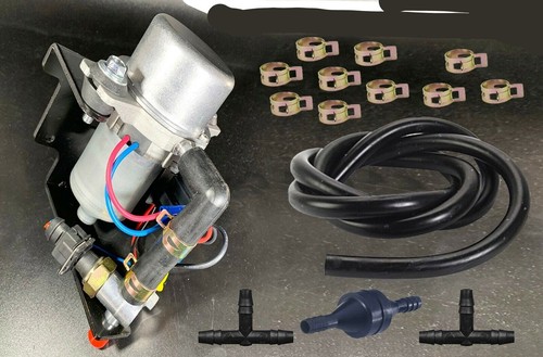 Brake Booster Rotary Vacuum Pump-12 V "Plug & Play" w/install kit for Auto Trans - Picture 2 of 12