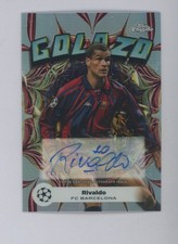 2023 Topps Chrome UEFA Rivaldo Golazo Auto Golazo Auto 96/199 96/199