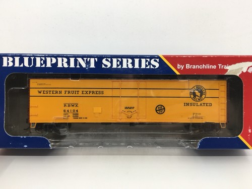 Coche de carga HO Branchline 117112 Western Fruit Express 50’ puerta enchufable WFEX #64104 | Zustand: Used
