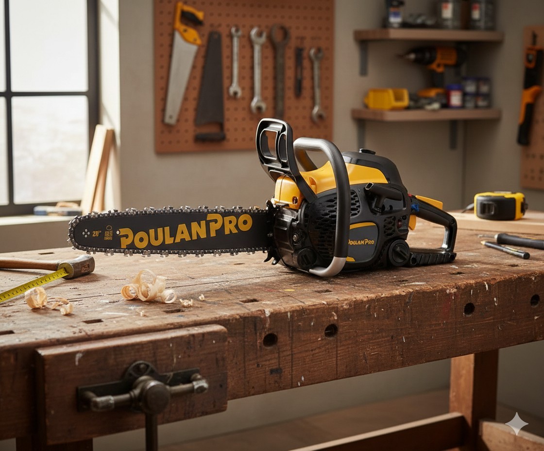 20" 50cc 2 Cycle  Gas Chainsaw & Case POULAN PRO PR5020 Brand NEW