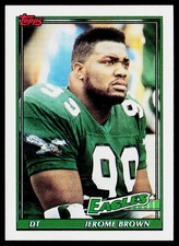Jerome Brown Base Topps 205 NM