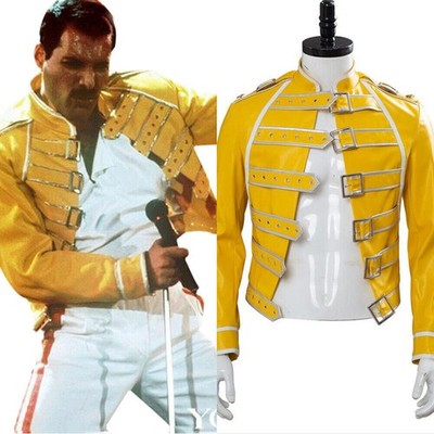 Bohemian Rhapsody Queen Lead Vocals Freddie Mercury Wembley Yellow Jacke Coat