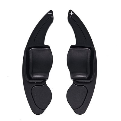Steering Wheel Paddles Shifters Extensions Compatible With Volkswagen Black 