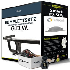 Anhängerkupplung starr für SMART #3 SUV +E-Satz AHK