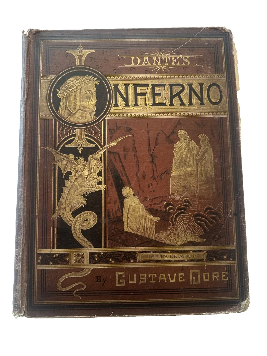アンティーク antique book ダンテ 歌曲集 古書 Dante Dantes Inferno Book In Antiquarian & Collectible Books for sale | eBay