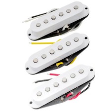 Vintage Staggered Alnico 5 Single Coil Pickups Set For Strat Electric Guitar