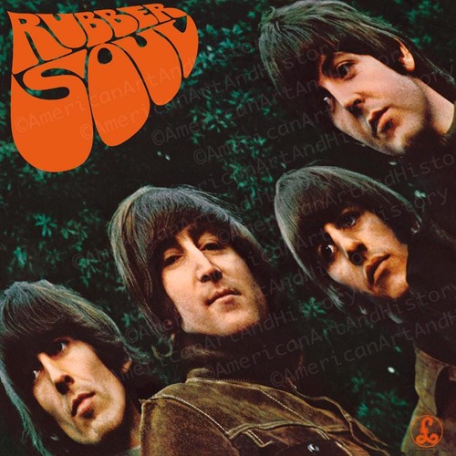 The Beatles - Rubber Soul Album Cover Photo Paul McCartney John Lennon - Picture 1 of 1
