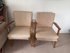 Pair of Vintage Parker Knoll Model 733 Armchairs