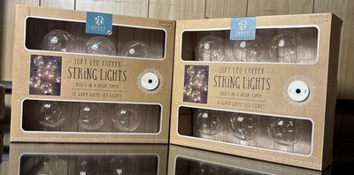 Lot Of 2  LED Copper String Lights 10 Ft 