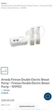 Ameda Finesse Comfort Flow Double Electric Breast Pump Nursing System BRAND NEW