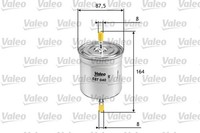 Kraftstofffilter Valeo 587040 Leitungsfilter FüR 645 S40 S60 275 XC90 Volvo V70