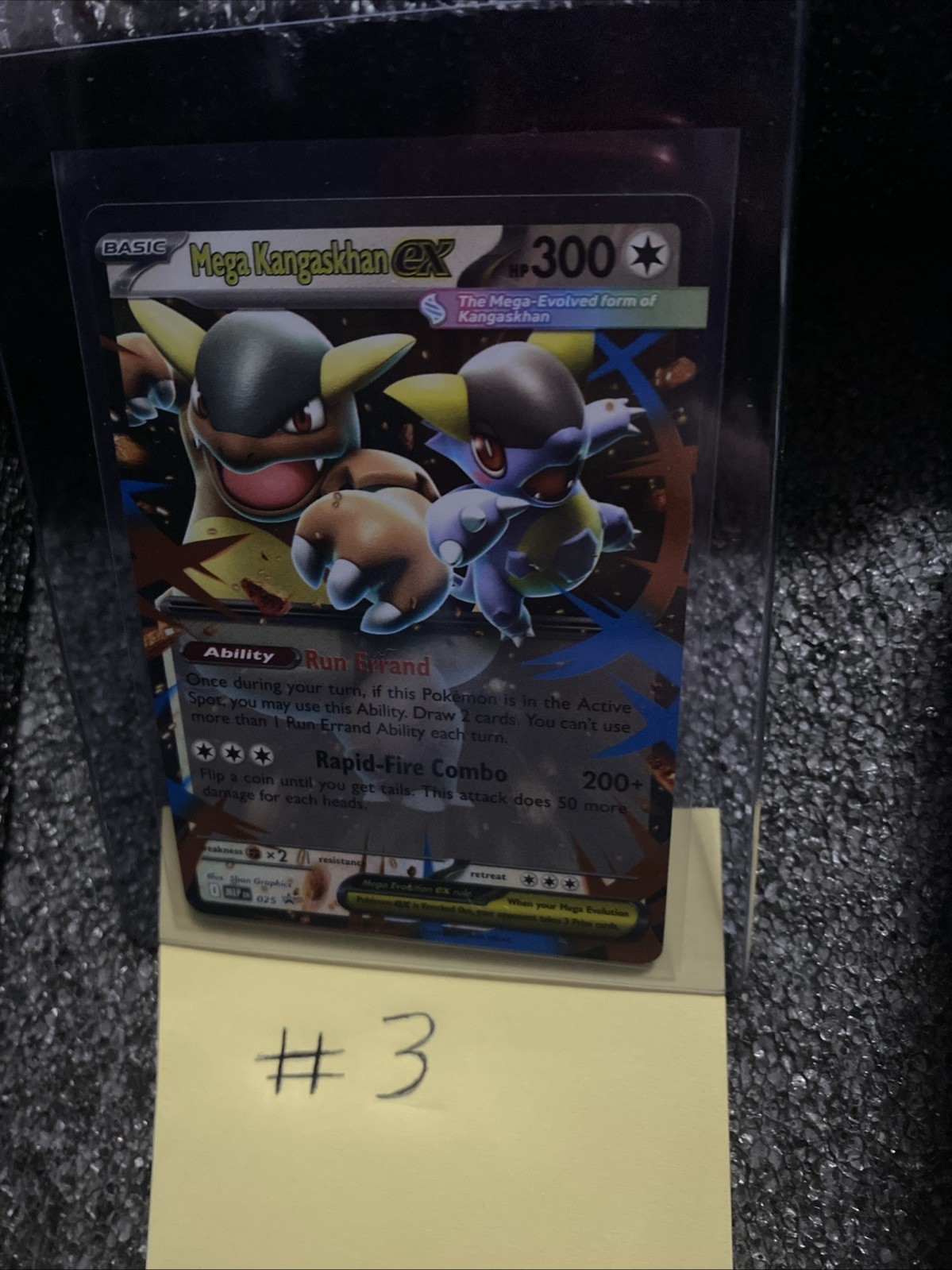 Pokémon TCG - Mega Kangaskhan ex - Mega Evolutions Black Star Promo MEP 25