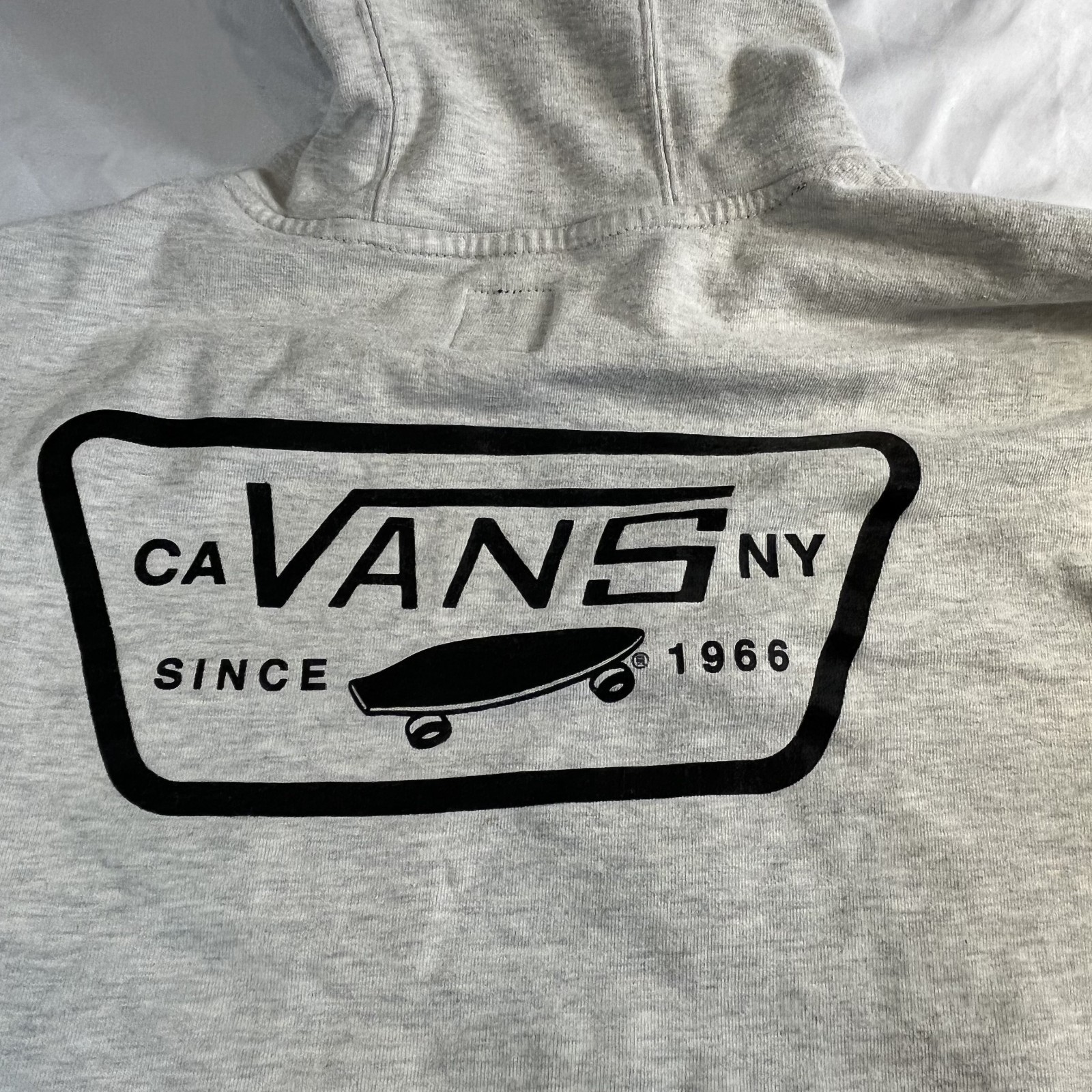 Vans Full Patch Pullover Hoodie Gray Heather Skat… - image 7