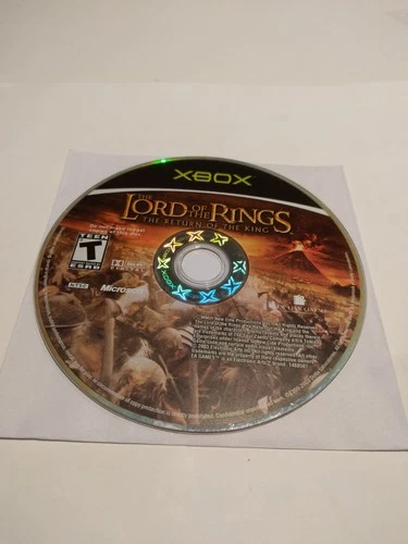 Lord of the Rings: The Return of the King (Microsoft Xbox, 2003) Disc Only