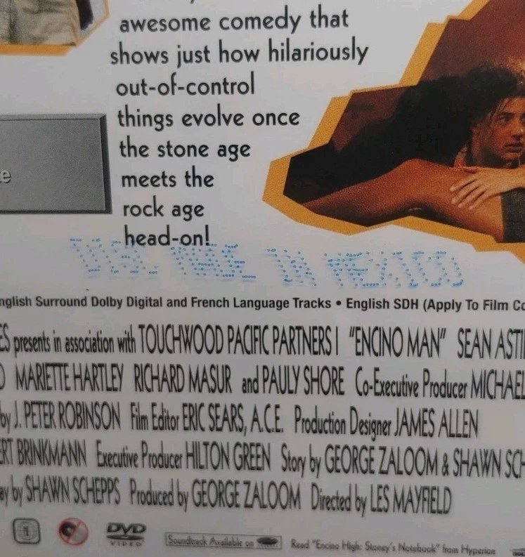 Encino Man DVD Film Movie (1992) Comedy Sci-Fi NEW SEALED *US IMPORT REGION 1* - Image 4 of 4