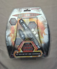 SEALED Doctor Who The Tenth Doctor's Sonic Screwdriver - UV Light & Pen - Boxed