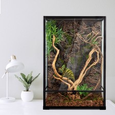 67 Gallon Tall Reptile Tank Terrarium Double Hinge Door Bearded Dragon Habitat