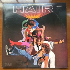HAIR ORIGINAL SOUNDTRACK RECORDING 2X LP 1979 GREAT CONDITION VG /VG D