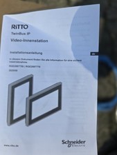 Ritto Listo IP Video Innenstation 7" Wei&szlig; TwinBus 2-Draht Touchscreen RGE2087770