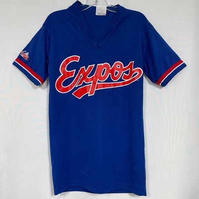 VTG Montreal Expos #24 Majestic Blue 90s Home Jersey Youth LARGE
