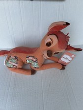 Disney Wisdom Plush Bambi 8/12 August Limited Release 16'' NWT
