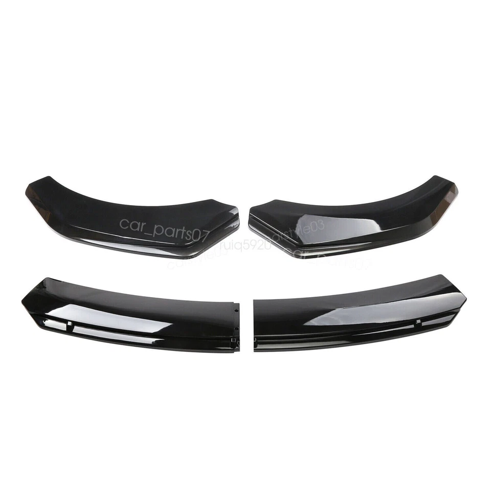 Gloss Black Front Bumper Spoiler Lip Splitter Body For Volkswagen Tiguan 09-11 Foto 3 de 4