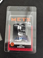 2021 TOPPS ESPN ONCE UPON A TIME IN QUEENS JOHN GIBBONS RED AUTOGRAPH /10