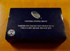 2012 S Two-Coin .999 Silver Proof Set American Eagle San Francisco OGP -Box, COA