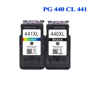 2X PG-440 CL-441 Ink Cartridge with Dye Ink for Canon 4280 MX438 518 378 MX-438