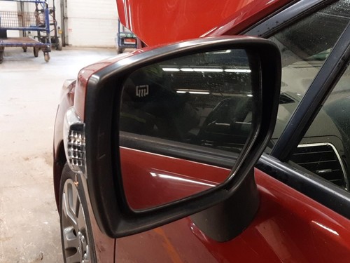 OEM Side View Door Mirror For Impreza Left Red Pwr Heat Turn Tested Gd - Picture 2 of 5