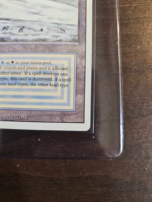 MTG Tundra Revised Magic: The Gathering Authentic Rare Dual Land