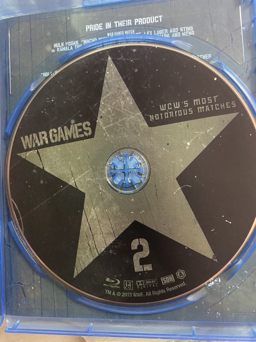 WAR GAMES WCW'S MOST NOTORIOUS MATCHES WCW wwe BLU-RAY wrestling