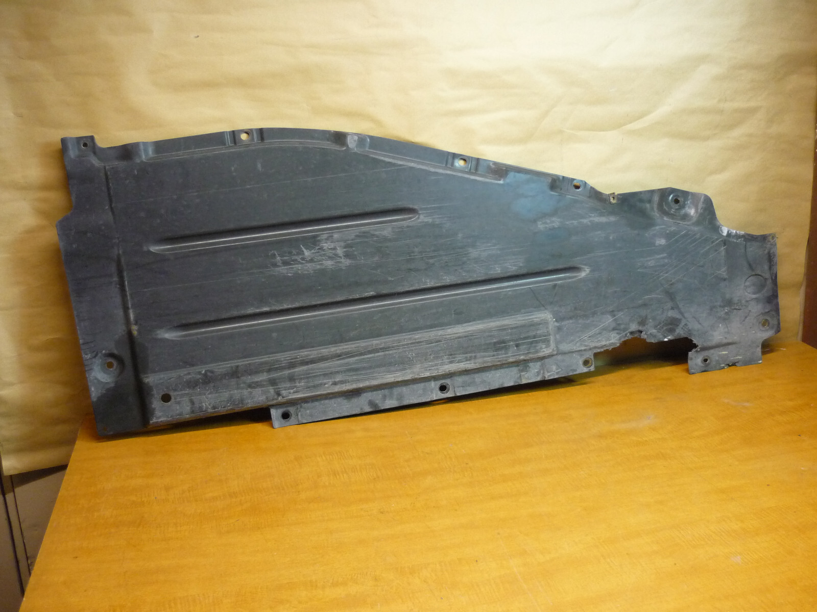 Ferrari California.- LH Side Under Tray Rear Panel (Damage)- P/N 81176800