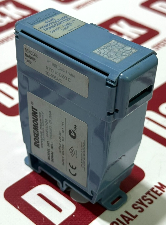 Rosemount 644R Temperature Transmitter 644RAI1Q4 PT100 0-50°C 4-20mA 1 ...
